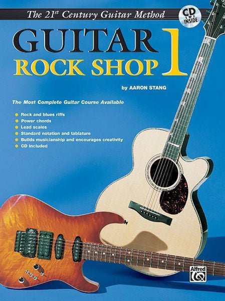 Belwin's 21st Century Guitar Method, Rock Shop, Level 1, Book & CD Default Alfred Music Publishing Music Books for sale canada