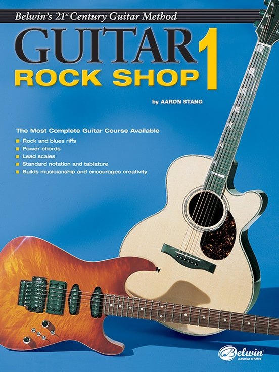 Belwin's 21st Century Guitar Method, Rock Shop, Level 1 Alfred Music Publishing Music Books for sale canada