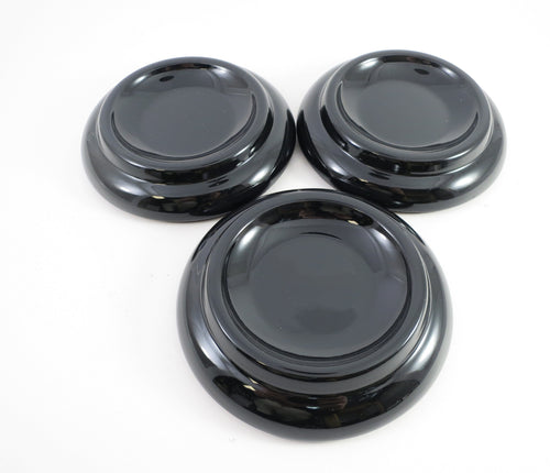 Benchworld Caster Cups Grand Piano Set of 3 Black Wooden Caster XL Caps Benchworld Piano Accessories for sale canada