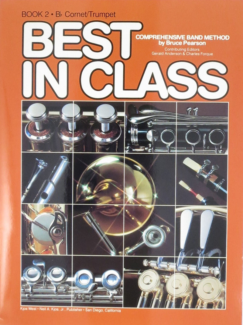 Best in Class, Book 2, for Trumpet Kjos (Neil A.) Music Co ,U.S. Music Books for sale canada