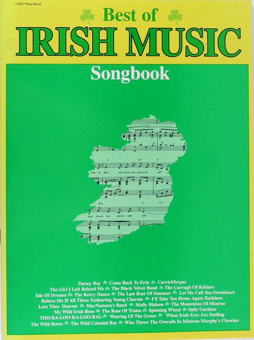 Best Of Irish Music Songbook Jal Holding Ltd Music Books for sale canada