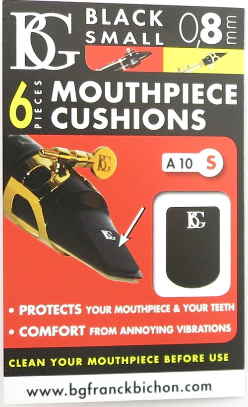 BG France Sax and Clarinet Mouthpiece Cushion 0.8mm Small Black, A10S BG Accessories for sale canada