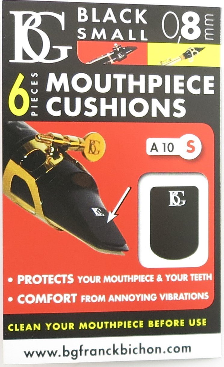 BG France Sax and Clarinet Mouthpiece Cushion 0.8mm Small Black, A10S BG Accessories for sale canada