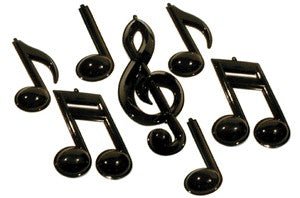 Black Music Notes Wall Decor Aim Gifts Novelty for sale canada