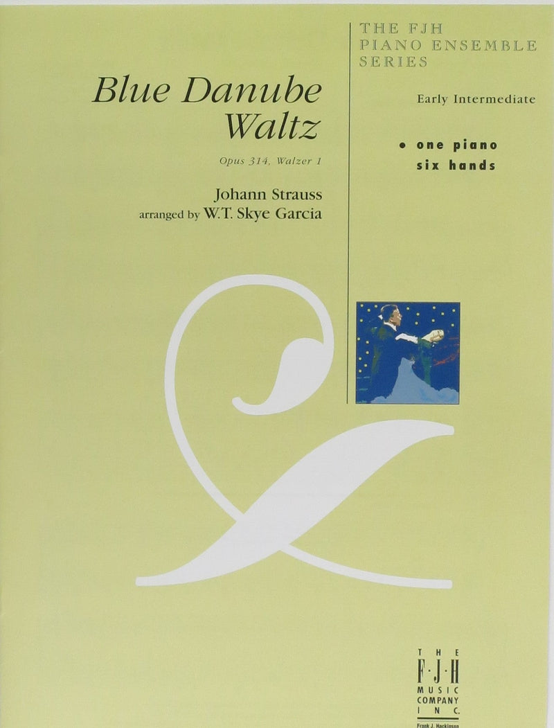 Blue Dunube Waltz, Opus 314, Walzer 1 FJH Music Company Sheet Music for sale canada