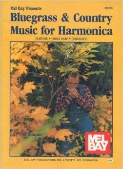 Bluegrass & Country Music for Harmonica (Book & CD) Mel Bay Publications, Inc. Music Books for sale canada