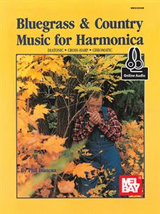 Bluegrass & Country Music for Harmonica, Book + Online Audio Default Mel Bay Publications, Inc. Music Books for sale canada