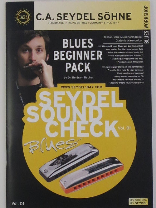 Blues Beginner Pack for Harmonica Seydel Music Books for sale canada