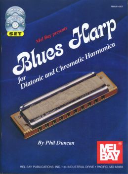Blues Harp for Diatonic and Chromatic Harmonica (CD & DVD Set) Mel Bay Publications, Inc. Music Books for sale canada