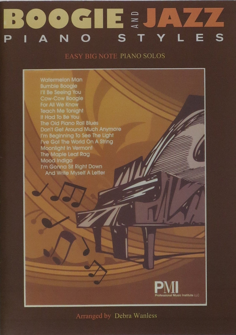 Boogie and Jazz Piano Styles Debra Wanless Music Music Books for sale canada