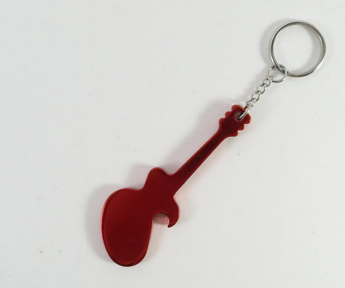 Bottle Opener Guitar Cut-Out Keychain Red Aim Gifts Novelty for sale canada