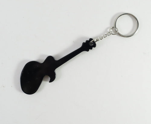 Bottle Opener Guitar Cut-Out Keychain Black Aim Gifts Novelty for sale canada