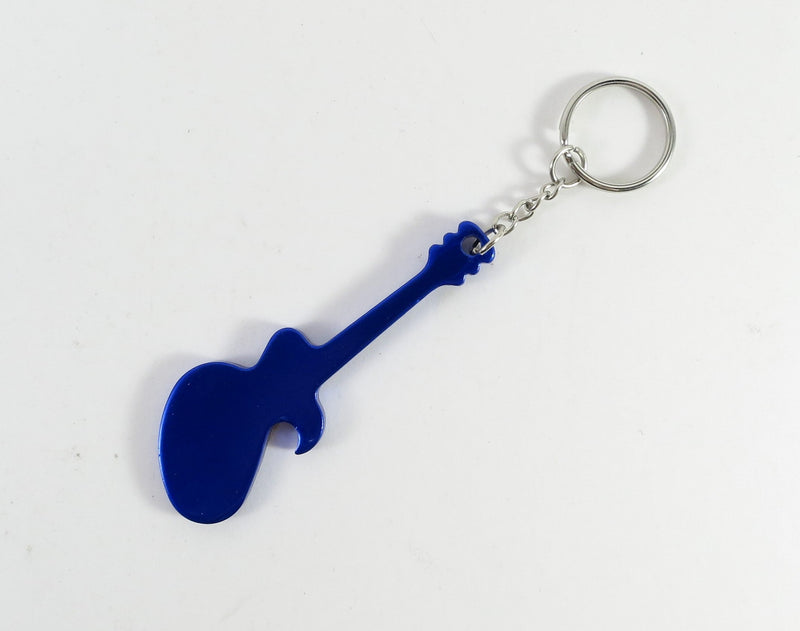 Bottle Opener Guitar Cut-Out Keychain Blue Aim Gifts Novelty for sale canada