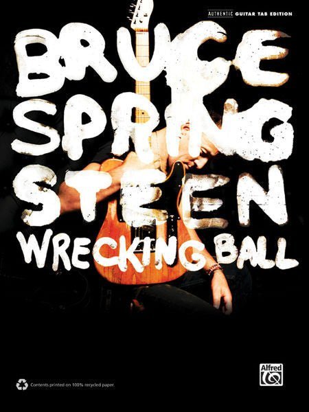 Bruce Springsteen: Wrecking Ball Default Alfred Music Publishing Music Books for sale canada