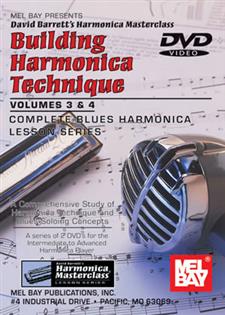 Building Harmonica Technique Volumes 3&4 Mel Bay Publications, Inc. DVD for sale canada