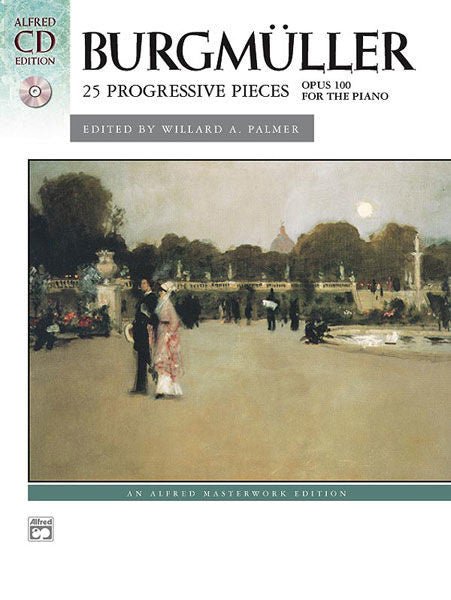 Burgmuller, 25 Progressive Pieces, Op. 100 (Book & CD) Default Alfred Music Publishing Music Books for sale canada