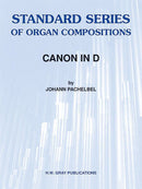Canon in D, for Organ Default Alfred Music Publishing Music Books for sale canada