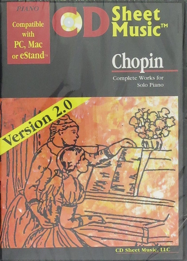 CD Sheet Music Chopin Complete Works for Solo Piano Subito Music CD for sale canada