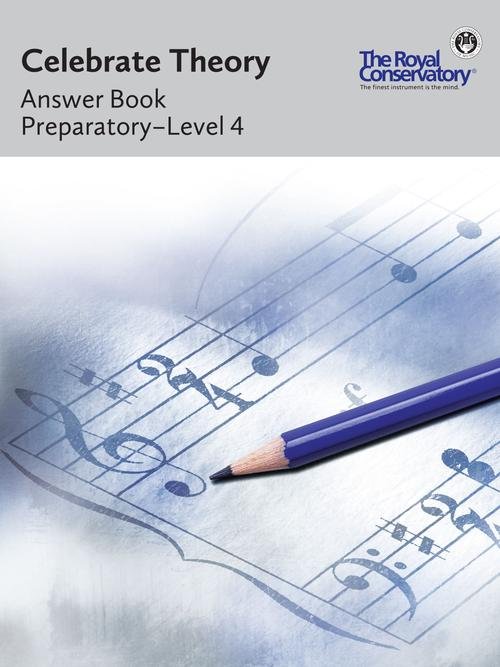 Celebrate Theory Answer Book: Preparatory-4 Frederick Harris Music Music Books for sale canada