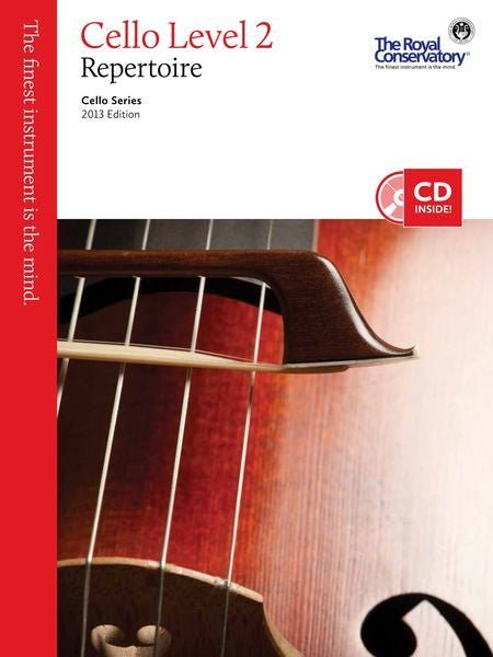 Cello Series, 2013 Edition Cello Repertoire Level 2 Frederick Harris Music Music Books for sale canada