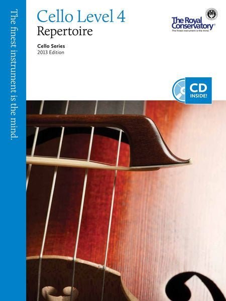 Cello Series, 2013 Edition Cello Repertoire Level 4 Default Frederick Harris Music Music Books for sale canada