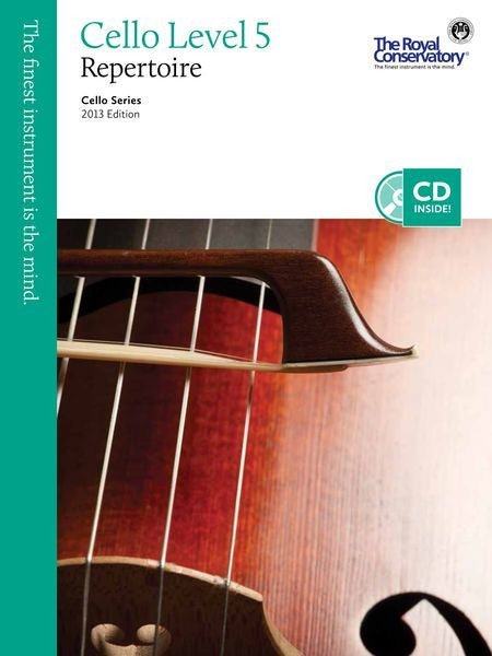 Cello Series, 2013 Edition Cello Repertoire Level 5 Default Frederick Harris Music Music Books for sale canada,9781554405411,Cello Repertoire Level 5