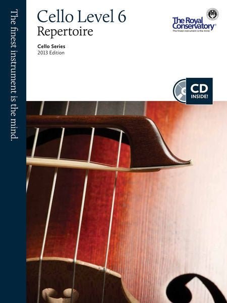 Cello Series, 2013 Edition Cello Repertoire Level 6 Default Frederick Harris Music Music Books for sale canada