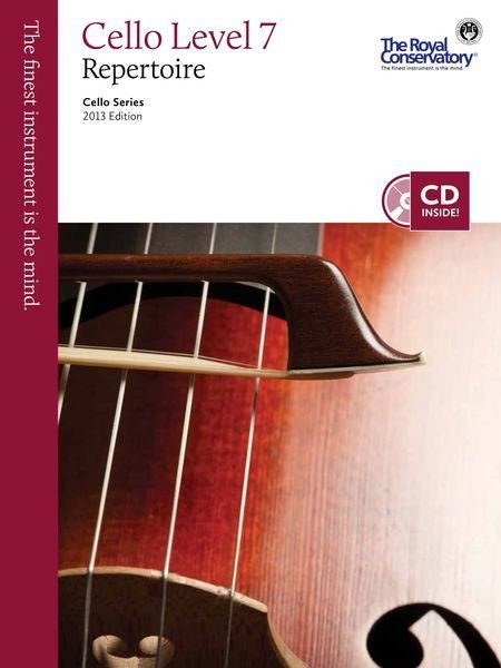 Cello Series, 2013 Edition Cello Repertoire Level 7 Default Frederick Harris Music Music Books for sale canada