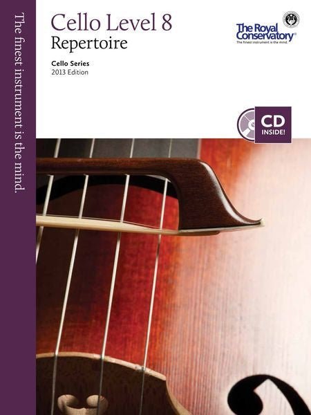 Cello Series, 2013 Edition Cello Repertoire Level 8 Default Frederick Harris Music Music Books for sale canada