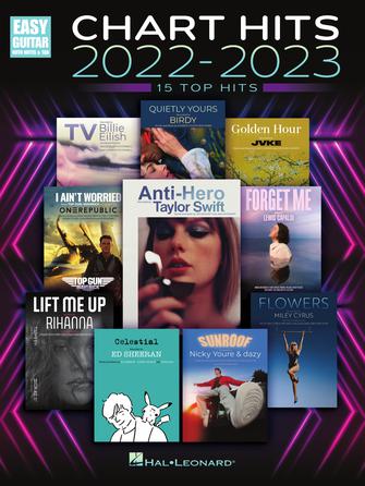 Chart Hits 2022-2023 - Easy Guitar Hal Leonard Corporation Music Books for sale canada
