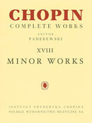 Chopin, Complete Works Vol. XVIII, Minor Works Hal Leonard Corporation Music Books for sale canada