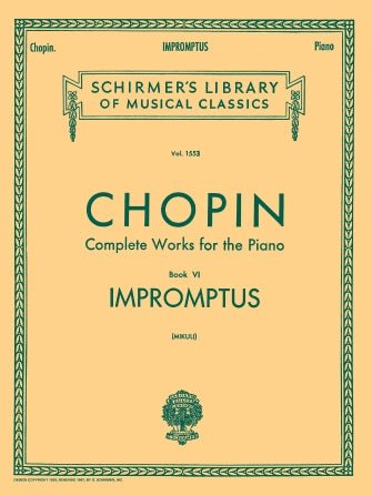 Chopin - Impromptus Hal Leonard Corporation Music Books for sale canada,073999454604