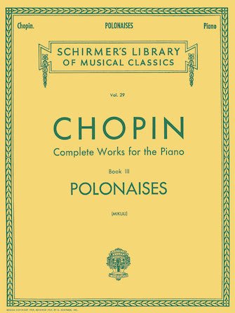Chopin - Polonaises Hal Leonard Corporation Music Books for sale canada