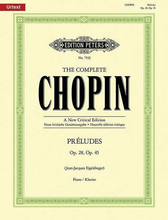 Chopin Préludes for Piano Default Alfred Music Publishing Music Books for sale canada