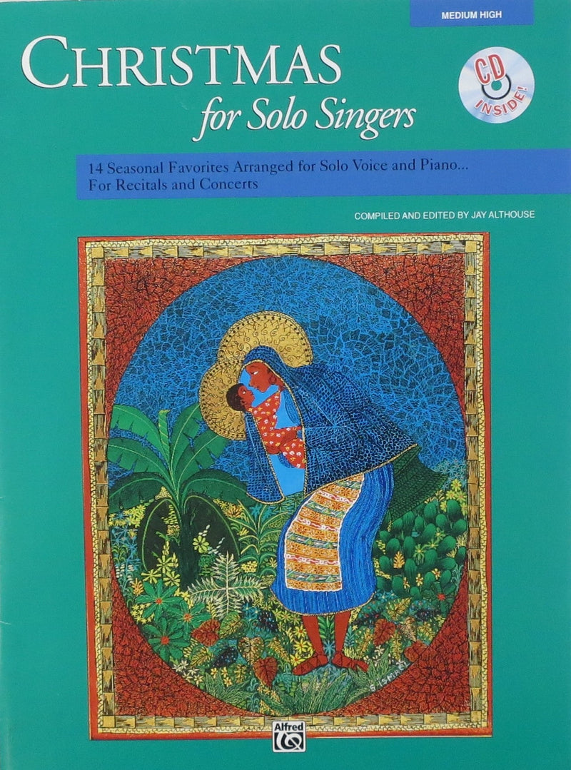 Christmas for Solo Singers Medium High /CD Alfred Music Publishing Music Books for sale canada