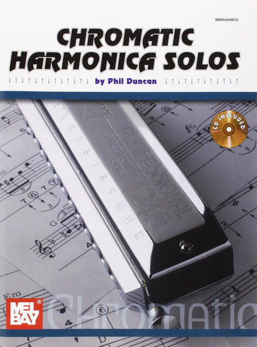Chromatic Harmonica Solos (Book & CD) Mel Bay Publications, Inc. Music Books for sale canada