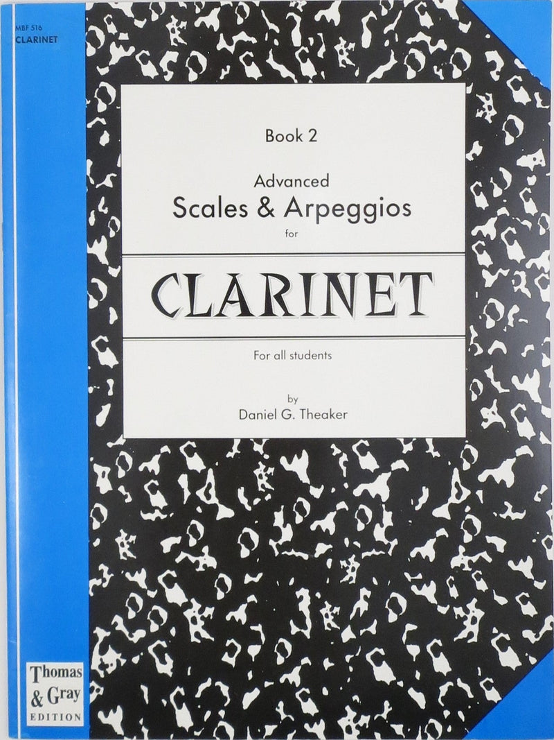 CLARINET Advanced Scaels & Arpeggios Book 2 Mayfair Music Music Books for sale canada