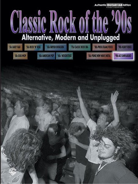 Classic Rock of the '90s: Alternative, Modern and Unplugged Default Alfred Music Publishing Music Books for sale canada