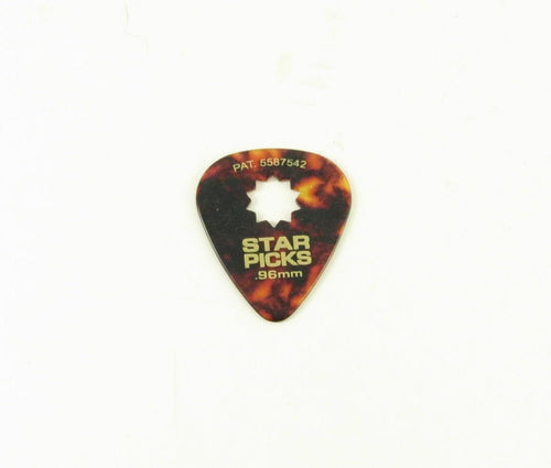 Classic Tortoise Shell Everly Star Picks 12-Pack 0.96 Everly Music Guitar Accessories for sale canada