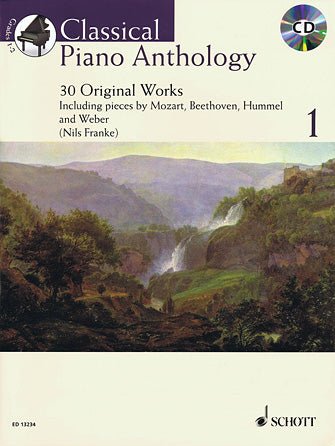 Classical Piano Anthology, Vol. 1 for Grade 1-2 (Book & CD) Default Hal Leonard Corporation Music Books for sale canada
