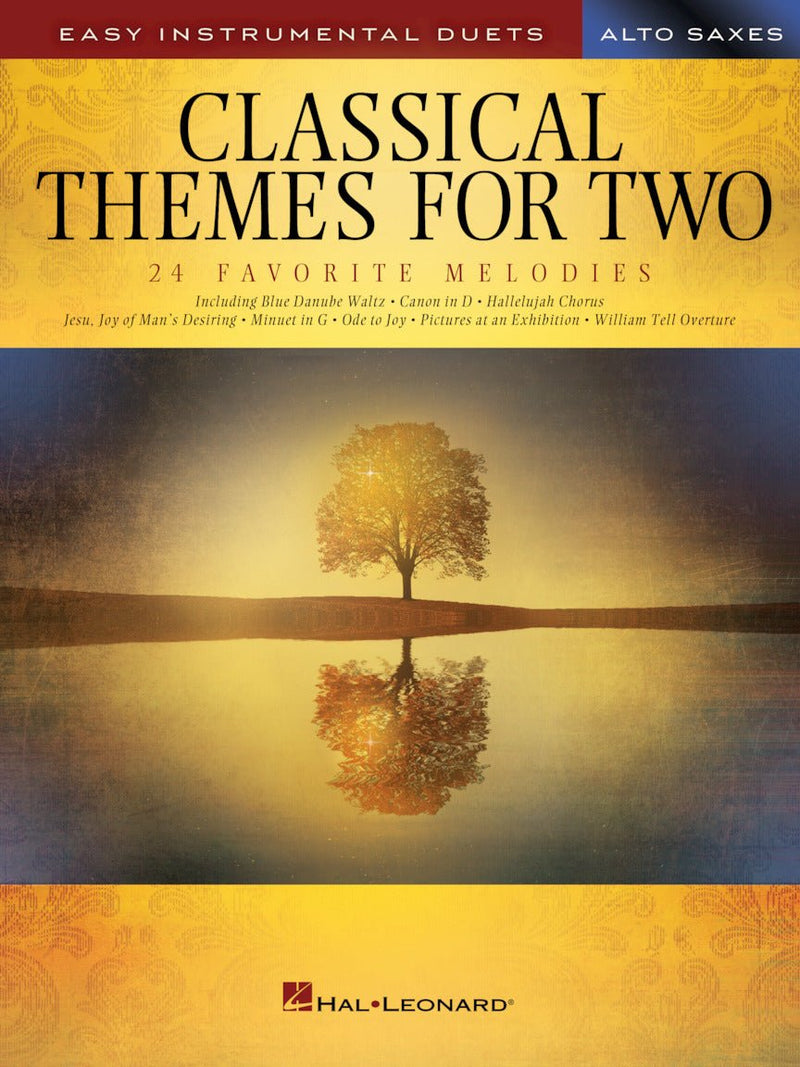 CLASSICAL THEMES FOR TWO ALTO SAXOPHONES Easy Instrumental Duets Hal Leonard Corporation Music Books for sale canada