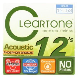 Cleartone Acoustic Phosphor Bronze Guitar Strings Medium / 13-56 ClearTone Strings Guitar Accessories for sale canada