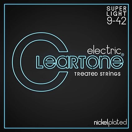 Cleartone Electric Nickel-Plated Guitar Strings, Super Light / 9-42 Cleartone Strings Guitar Accessories for sale canada