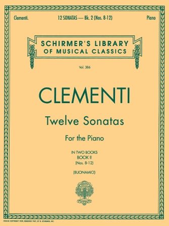 Clementi, 12 Sonatas - Book 2 Nos. 8-12) for Piano Default Hal Leonard Corporation Music Books for sale canada
