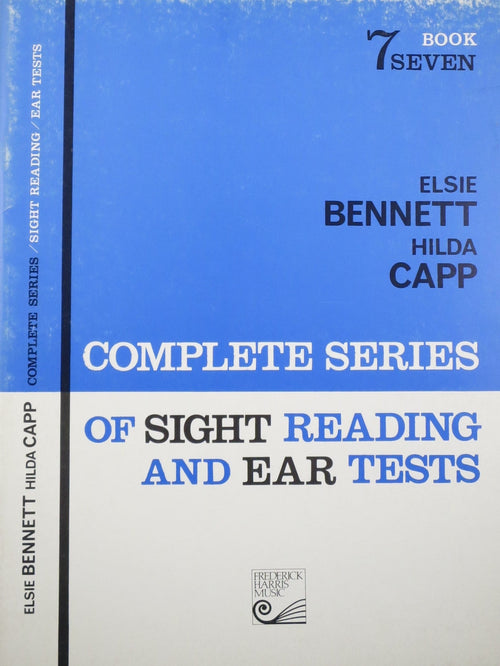Complete Series of Sight Reading and Ear Tests Book 7 Frederick Harris Music Music Books for sale canada