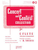 Concert and Contest Collection for C Flute Solo Book with Online Media Hal Leonard Corporation Music Books for sale canada,884088109004