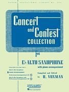 Concert and Contest Collection for Eb Alto Saxophone Piano Accompaniment Default Hal Leonard Corporation Music Books for sale canada