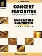 CONCERT FAVORITES VOL. 1 – EB ALTO CLARINET Hal Leonard Corporation Music Books for sale canada