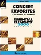 CONCERT FAVORITES VOL. 2 - ALTO CLARINET Hal Leonard Corporation Music Books for sale canada