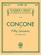 CONCONE, 50 Lessons, Op. 9, For High Voice Default Hal Leonard Corporation Music Books for sale canada